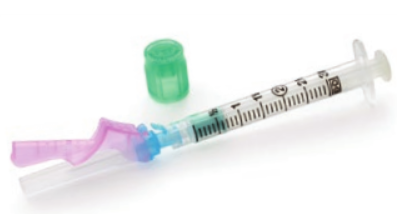 364391 JERINGA GASOMETRIA 3ML C/BROCHE SEG. C/100 Vacutainer