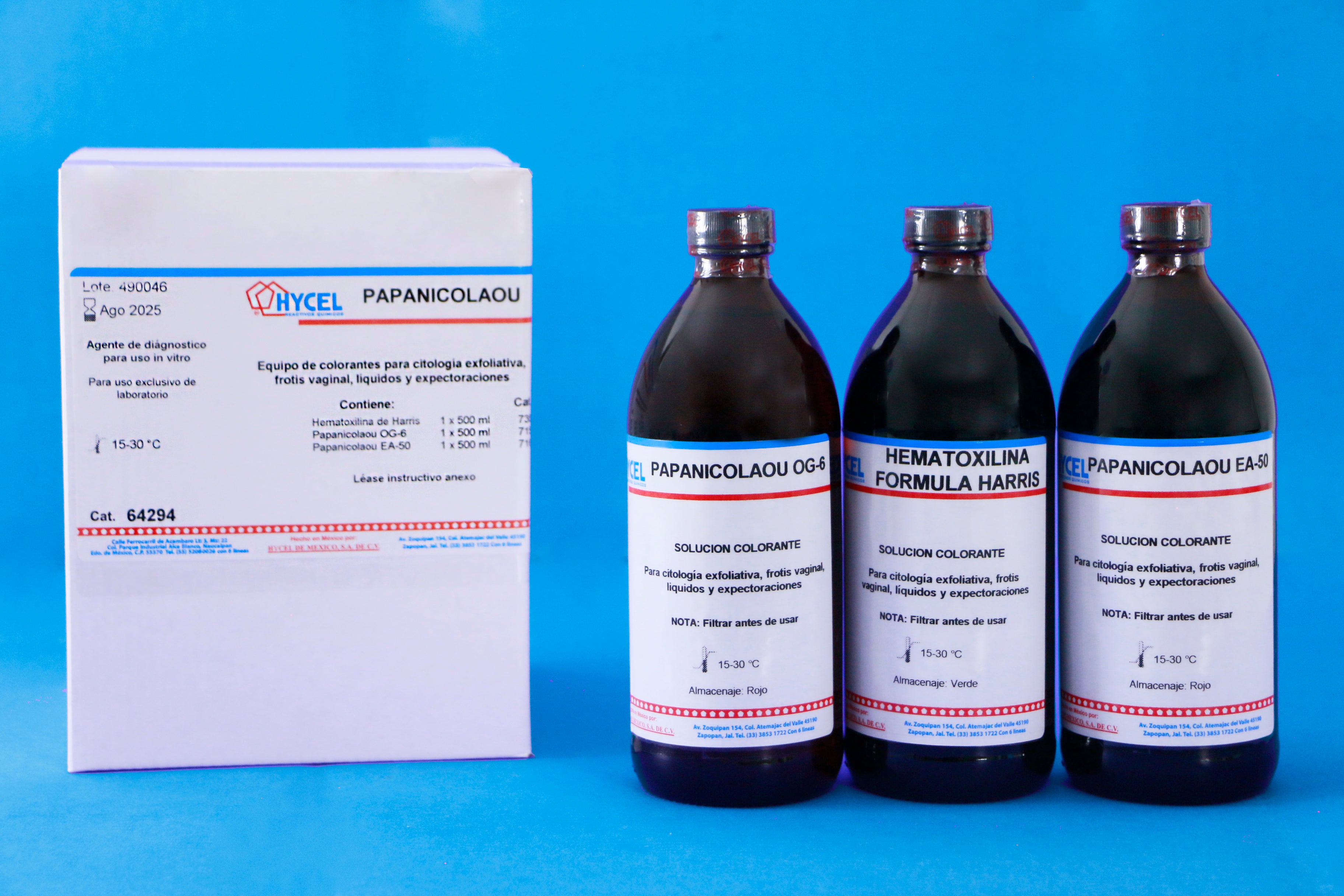 7152 PAPANICOLAOU COL. OG-6 1LTO. Hycel