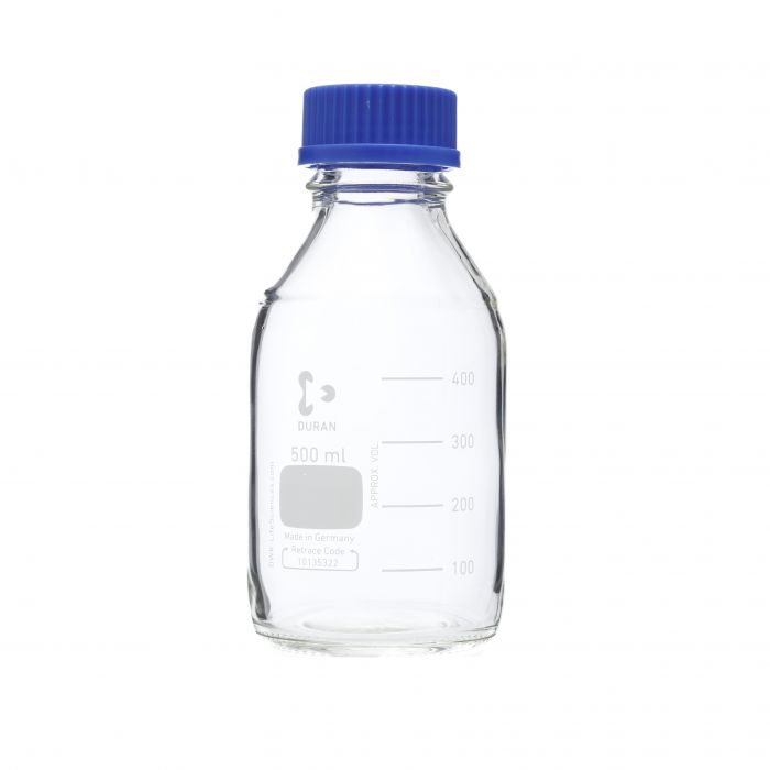218014459 FRASCO DE CULTIVO 500ML TAPA ROSCA DURAN c/5 piezas
